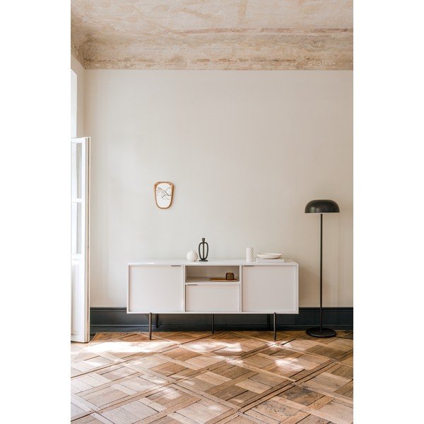 Šedobéžový TV stolek 180x79x50 cm Bau – noo.ma-image-1