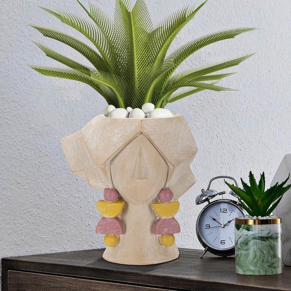 Béžová váza z polyresinu 27 cm Elegant – Mauro Ferretti-image-1