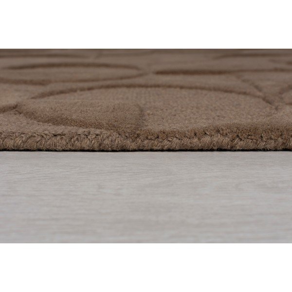 Hnědý koberec z vlny Flair Rugs Gigi, 120 x 170 cm-image-3