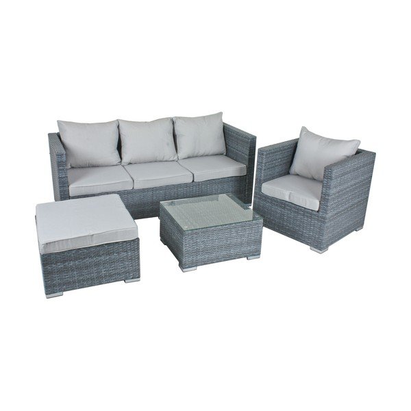 Set zahradní pohovky, křesla a stolku Garden Pleasure Baeza-image-1