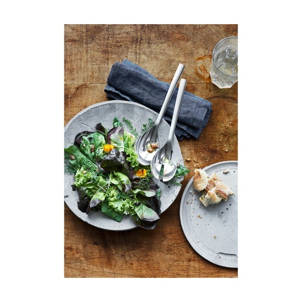 Sada 2 nerezových příborů na salát WMF Nuova, délka 25 cm-image-1