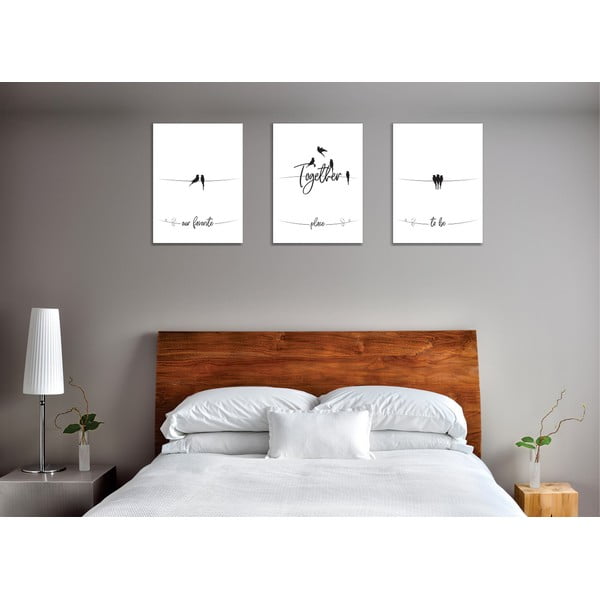Obrazy v sadě 3 ks 30x40 cm – Wallity-image-2