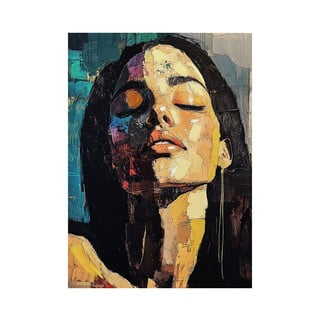 Obraz s ručně malovanými prvky 70x100 cm Vivian – Styler