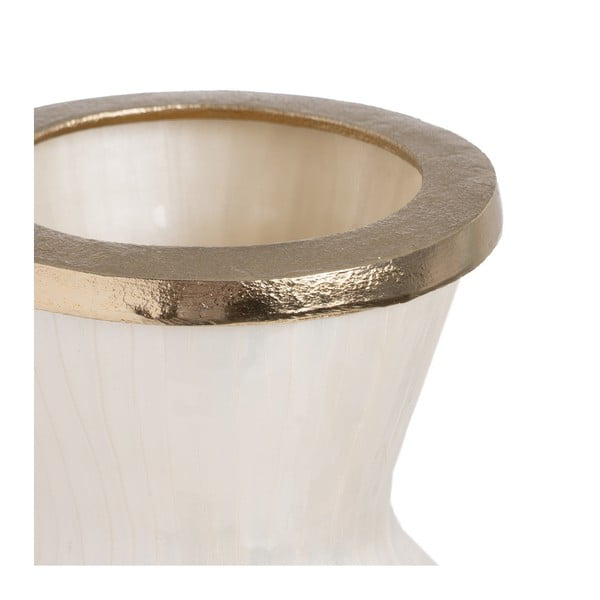 Bílá skleněná vysoká váza (výška 57 cm) Linea – Ixia-image-1