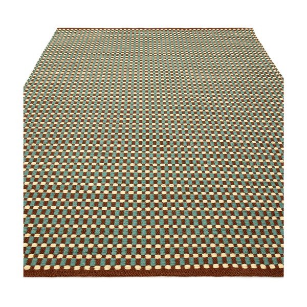 Zelenomodrý ručně tkaný koberec s příměsí vlny 200x290 cm Ember – MADE-image-4