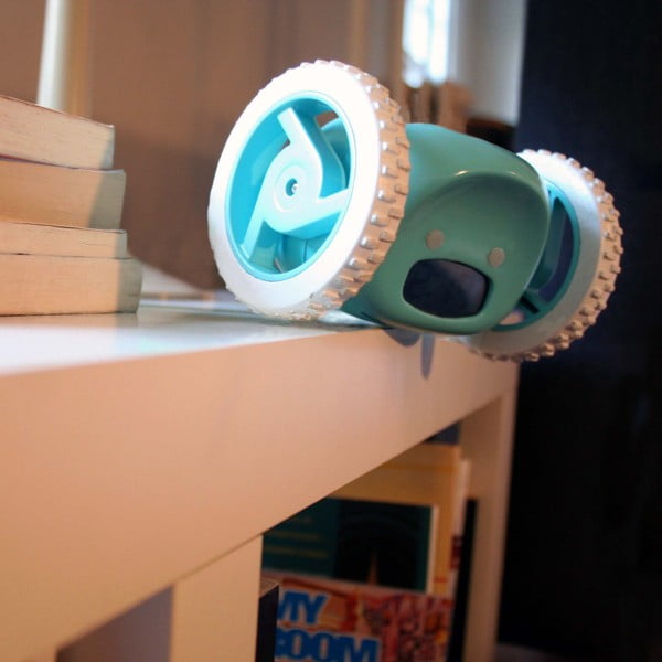 Clocky, budík na kolečkách, aqua-image-2