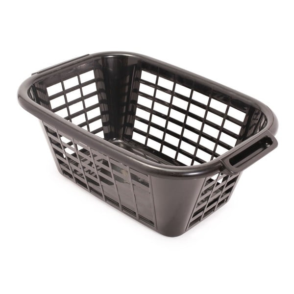 Černý koš na prádlo Addis Rect Laundry Basket, 40 l