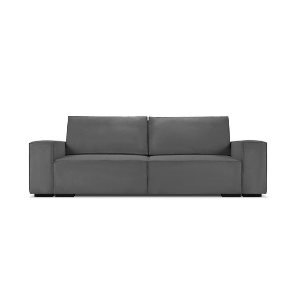 Tmavě šedá manšestrová rozkládací pohovka Mazzini Sofas Azalea-image-2