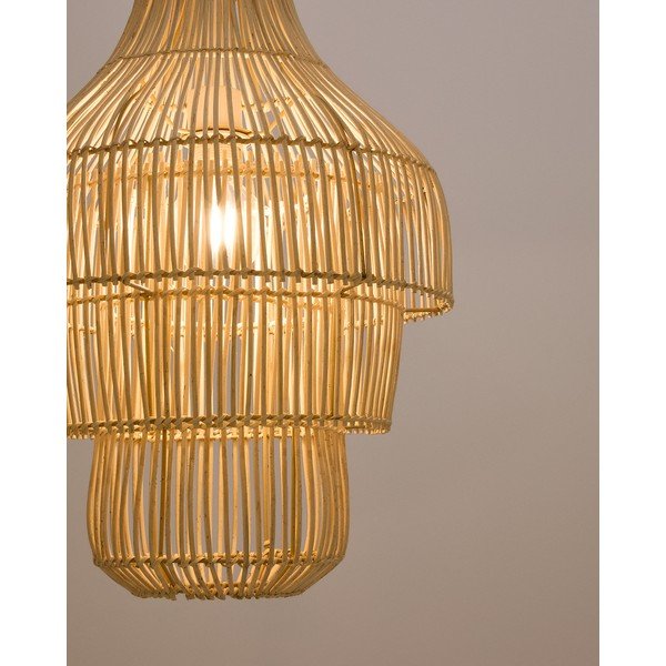 Ratanové stínidlo v přírodní barvě ø 38 cm Janoa – Kave Home-image-2