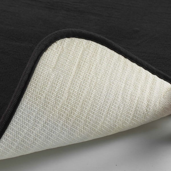 Černá WC koupelnová předložka 45x45 cm Vitamine – douceur d'intérieur-image-4