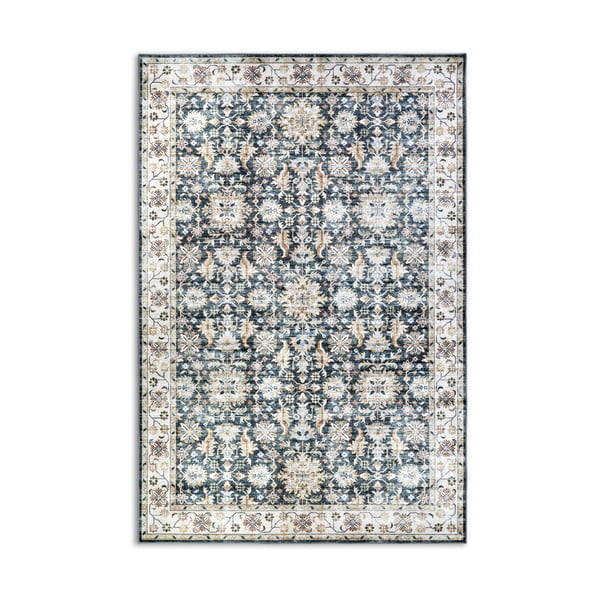 Modrý koberec 80x150 cm Saveh Blue Cream – Elle Decoration