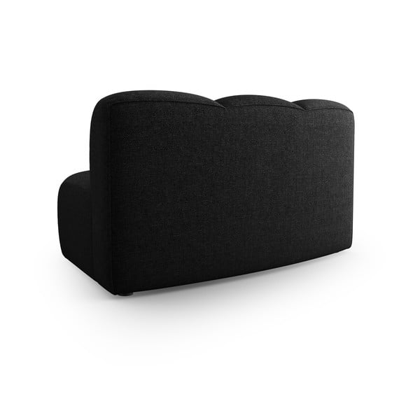 Černoantracitový modul pohovky (středový díl) Lupine – Micadoni Home-image-3
