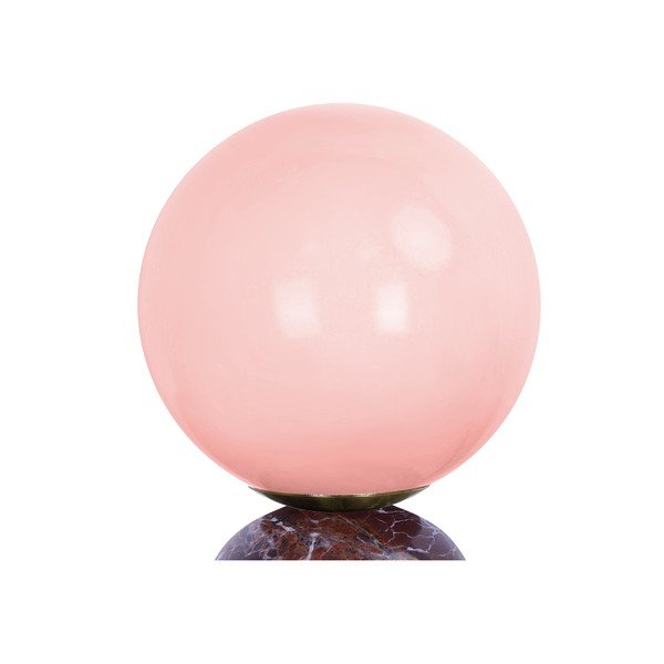 Vínová mramorová stolní lampa (výška 20 cm) Lazio Sphere – Leitmotiv-image-4