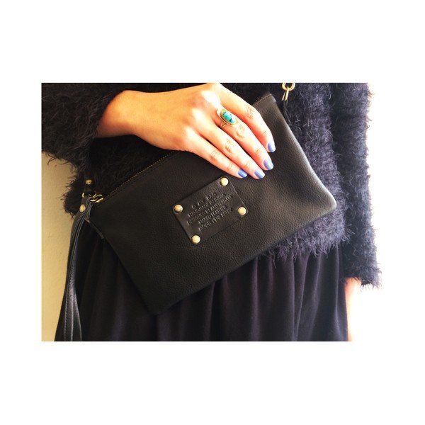 Černá kožená kabelka O My Bag The Betsy-image-2