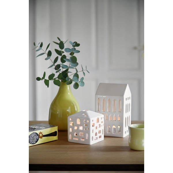 Bílý keramický svícen Kähler Design Urbania Lighthouse Church-image-4