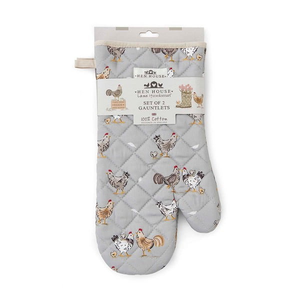 Bavlněné kuchyňské rukavice v sadě 2 ks Hen House – Cooksmart ®-image-2