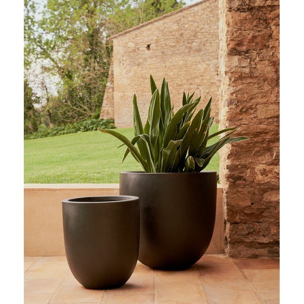 Betonový obal na květináč ø 54 cm Aiguablava – Kave Home-image-1
