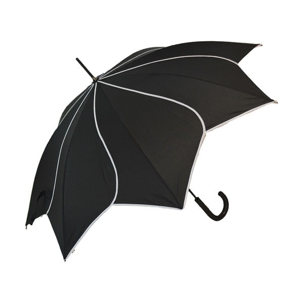 Černý holový deštník Windmill, ⌀ 105 cm