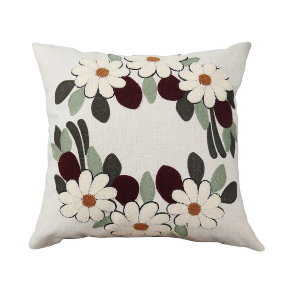 Lněný dekorační polštář 43x43 cm Papatya – Mioli Decor