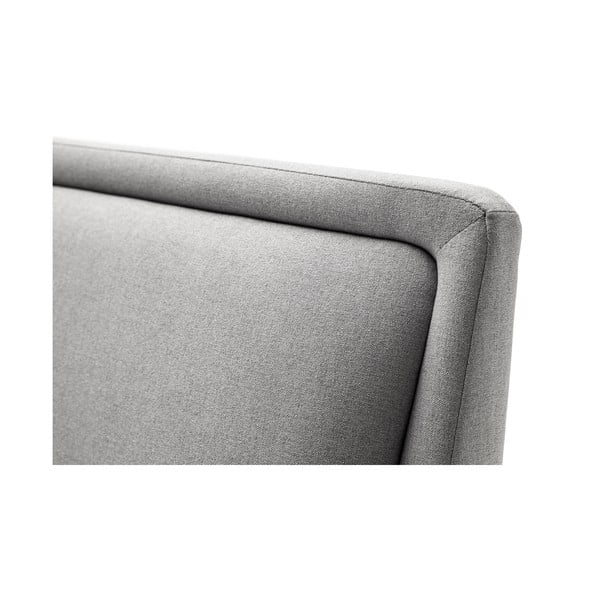 Světle šedá čalouněná dvoulůžková postel bez roštu 160x200 cm Frieda – Meise Möbel-image-1