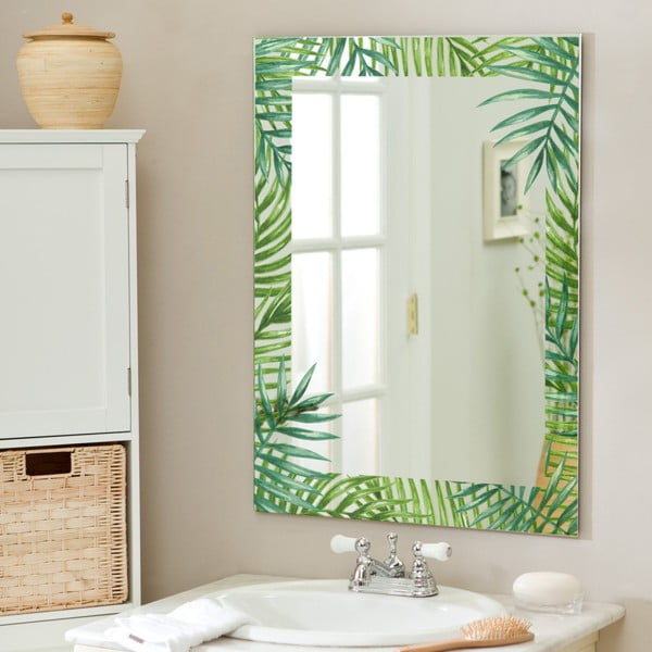 Nástěnné zrcadlo Surdic Espejo Decorado Monstera, 50 x 70 cm-image-1