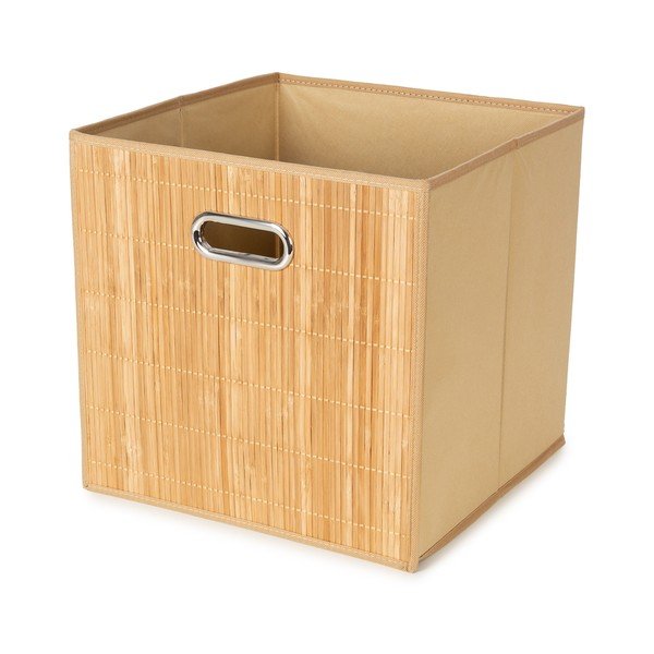Bambusový košík do regálu 31x31x31 cm Anji – Compactor