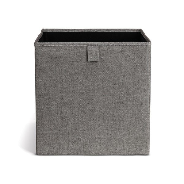 Šedý látkový úložný box 32x31,5x31,5 cm Soft Storage Cube – Bigso