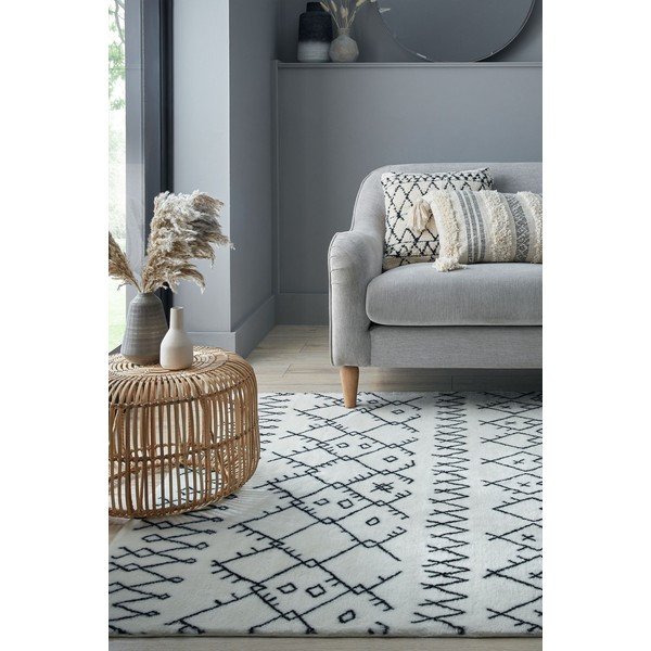 Bílý pratelný koberec 120x170 cm Adil – Flair Rugs-image-1