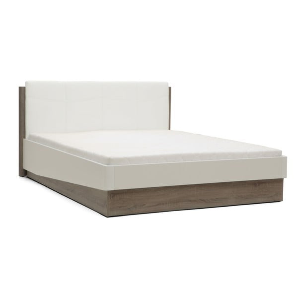 Bílá dvoulůžková postel Mazzini Beds Dodo, 180 x 200 cm