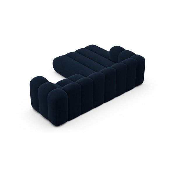 Tmavě modrá rohová pohovka (levý roh) Lupine – Micadoni Home-image-3