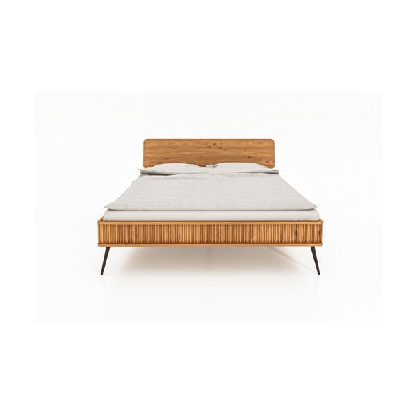 Dvoulůžková postel z dubového dřeva 180x200 cm Kula 1 - The Beds-image-3