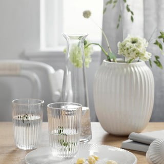 Bílá kameninová váza Kähler Design Hammershoi, ⌀ 16,5 cm