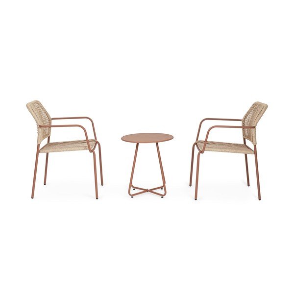 Ocelový kulatý zahradní stolek ø 45 cm Jable – Bizzotto-image-2