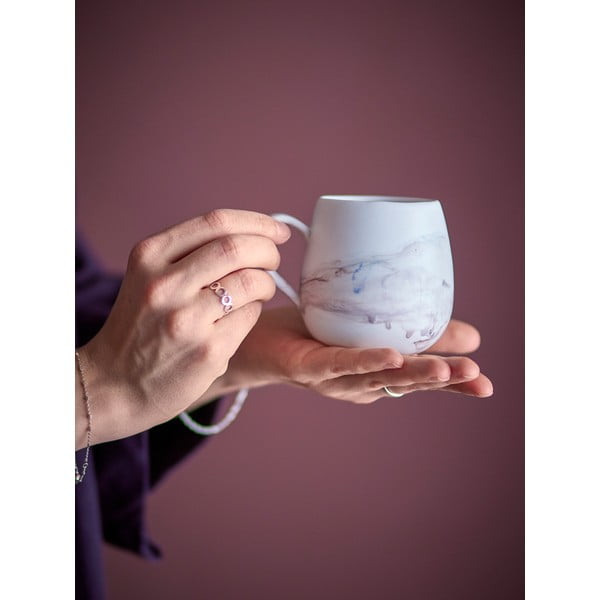 Krémové hrnky v sadě 4 ks z kameniny 250 ml Lyre – Bloomingville-image-1