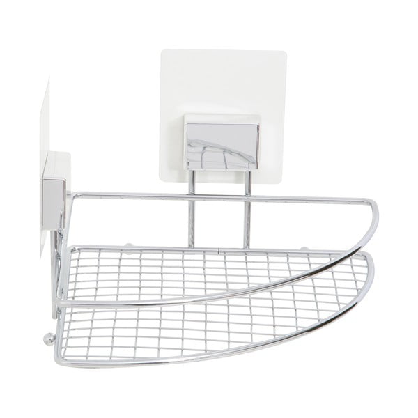 Nástěnná rohová samodržící polička Compactor Bestlock Magic Bath Rack-image-4
