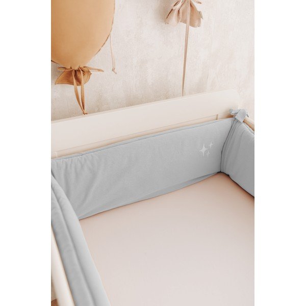 Mantinel do postýlky 180 cm Stars – Malomi Kids-image-1