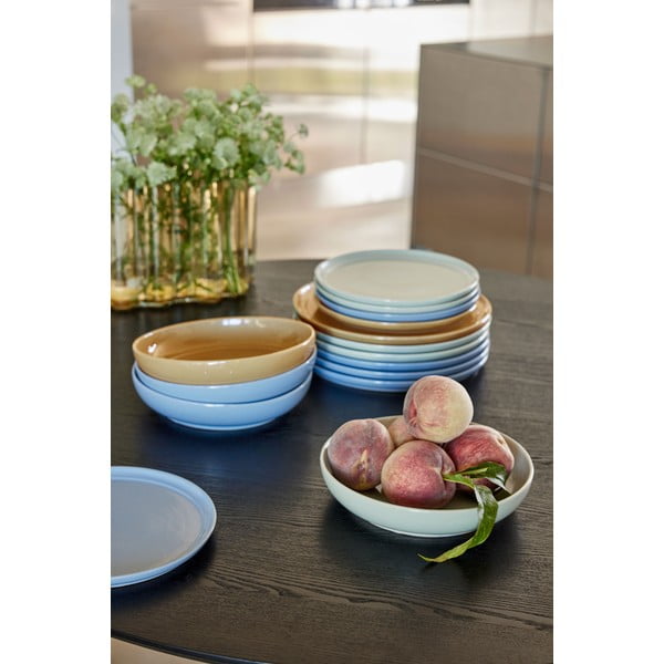 Krémový dezertní  talíř z kameniny ø 23 cm Amare – Hübsch-image-1