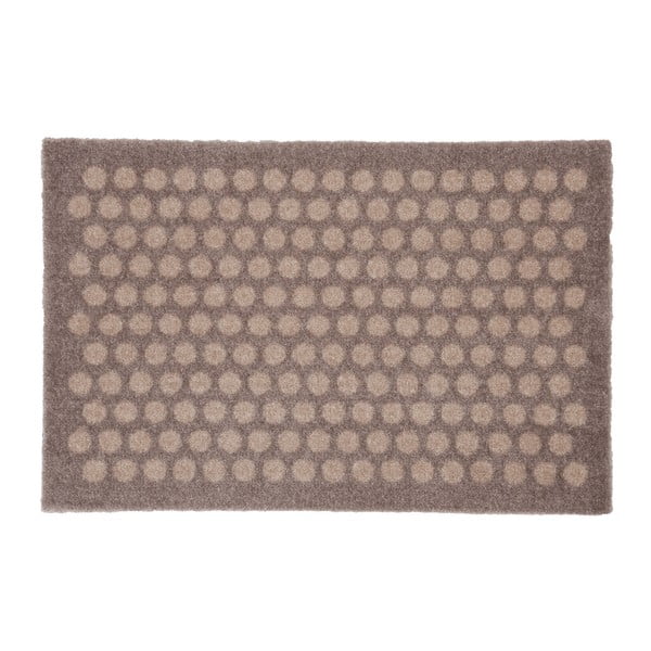 Hnědobéžová rohožka tica copenhagen Dot, 40 x 60 cm