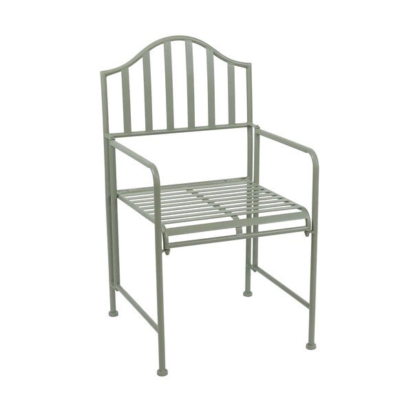 Zelená kovová zahradní židle Verdant Voyage – Esschert Design-image-1