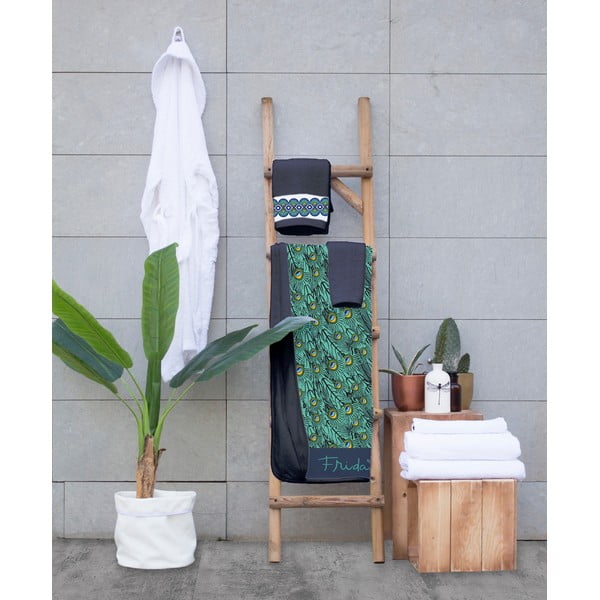 Sada 3 ručníků Madre Selva Peacock-image-1