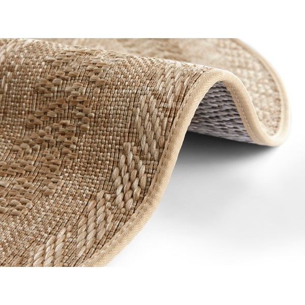 Béžový venkovní koberec NORTHRUGS Almendro, Ø 160 cm-image-3