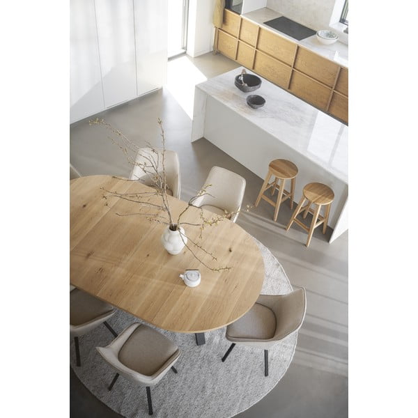 Přídavná deska k jídelnímu stolu v dekoru dubu 135x50 cm Maddock – Rowico-image-2