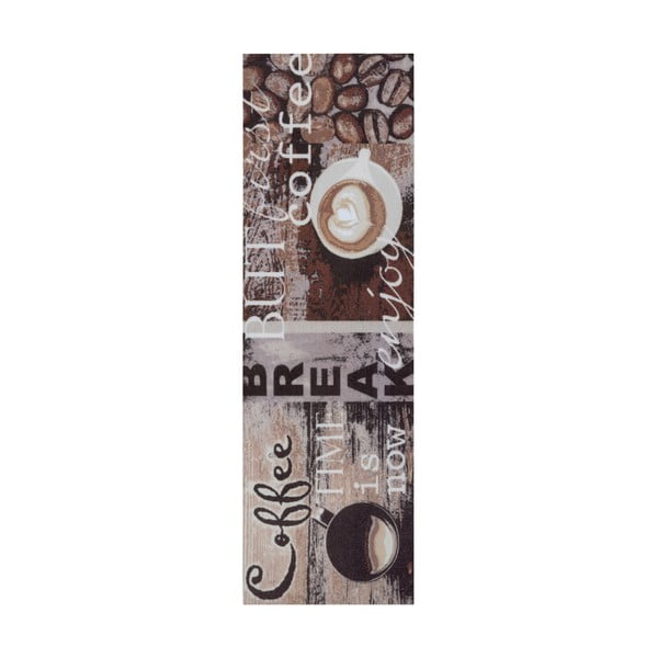 Hnědý koberec běhoun 50x150 cm Enjoy Coffee Break – Hanse Home