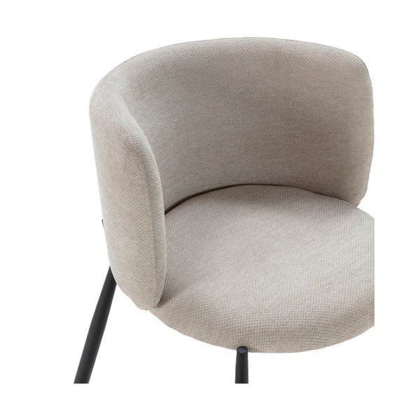 Béžová čalouněná jídelní křesla v sadě 2 ks Ginny – MOME-image-4