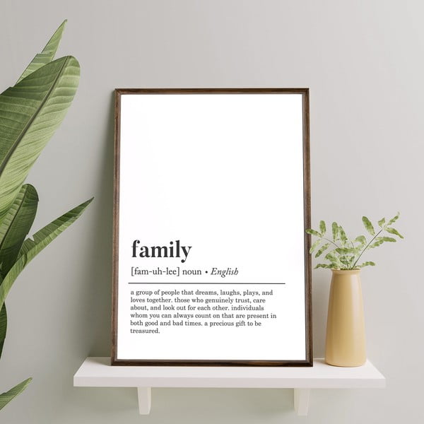 Obraz 50x70 cm Family – Wallity-image-2