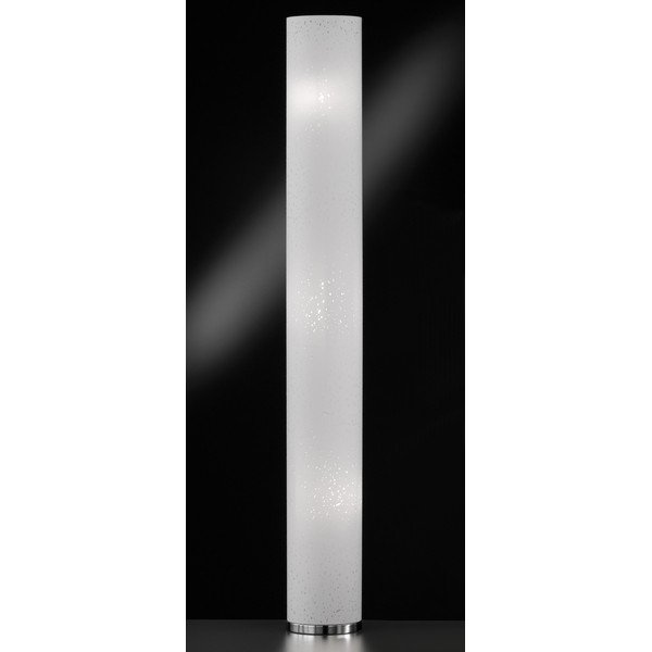 Bílá stojací lampa s textilním stínidlem (výška 156 cm) Thor – Fischer & Honsel-image-1