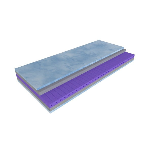 Středně tvrdá pěnová matrace 80x200 cm Blue magic – Materasso-image-4