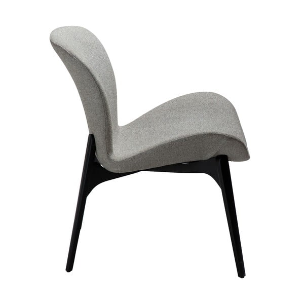 Šedé křeslo z textilie bouclé Paragon – DAN-FORM Denmark-image-2
