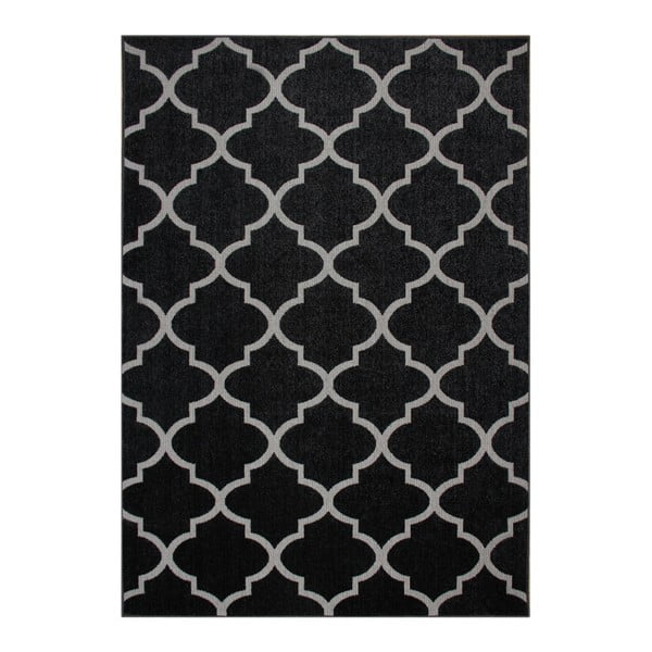 Černý koberec Eco Rugs Ali, 120 x 180 cm