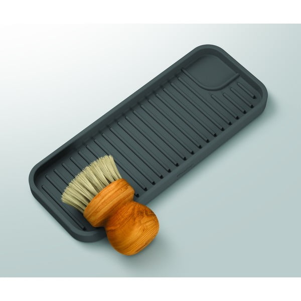 Šedý silikonový organizér ke dřezu – Metaltex-image-4